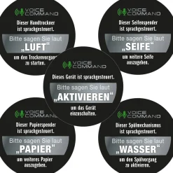 getDigital Aufkleber^Aufkleber-Bundle Voice Command