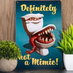 getDigital Badezimmer|Blechschilder^Blechschild – Not a Mimic