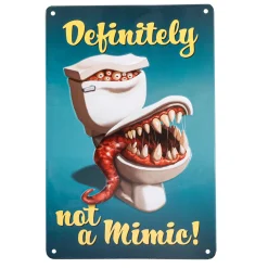 getDigital Badezimmer|Blechschilder^Blechschild – Not a Mimic