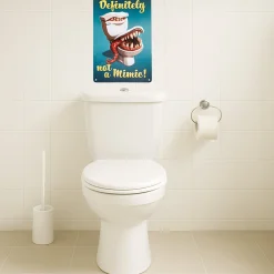 getDigital Badezimmer|Blechschilder^Blechschild – Not a Mimic