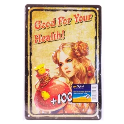 getDigital Blechschilder^Blechschild Good For Your Health