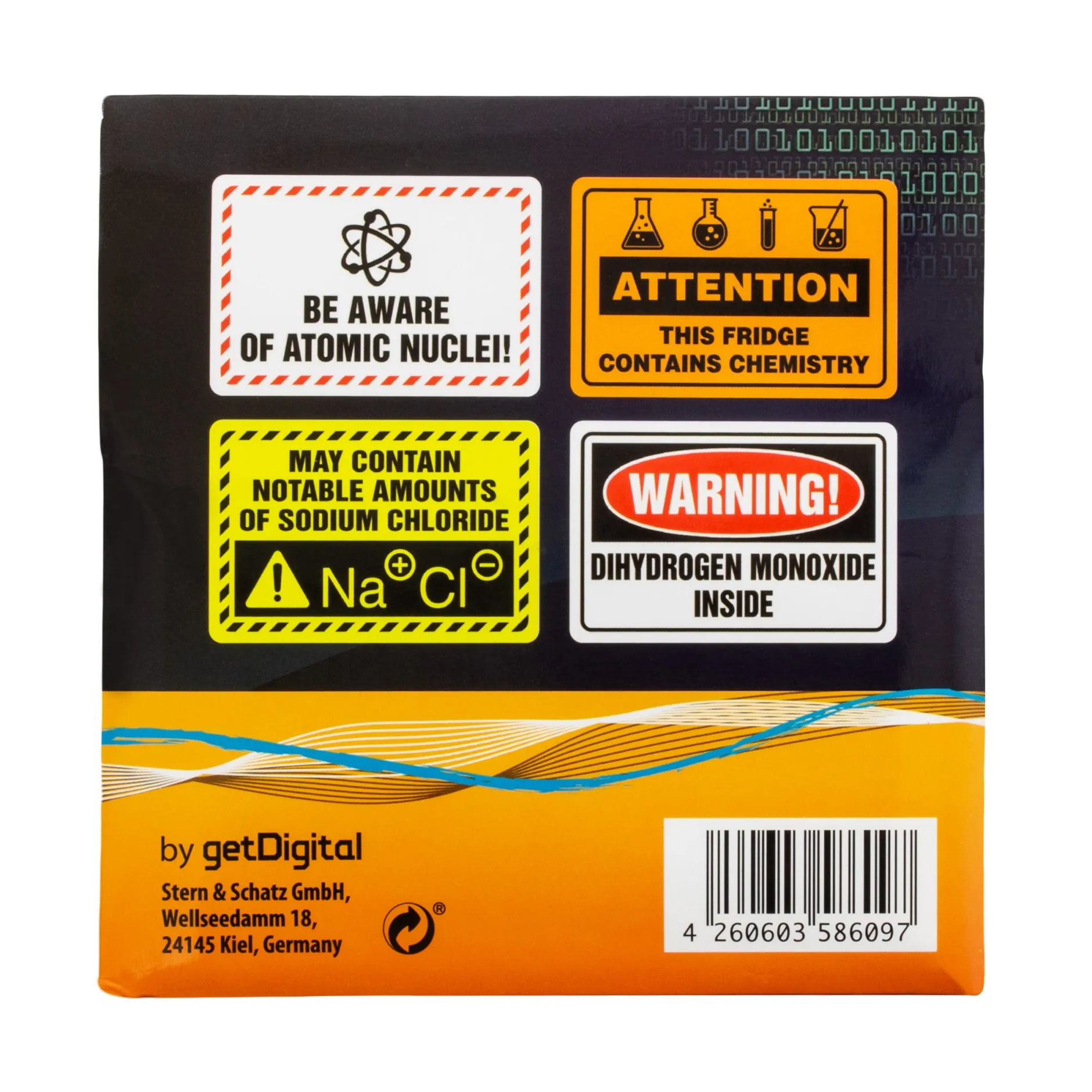 getDigital Küche^Chemiewarnungen Kühlschrankmagnete