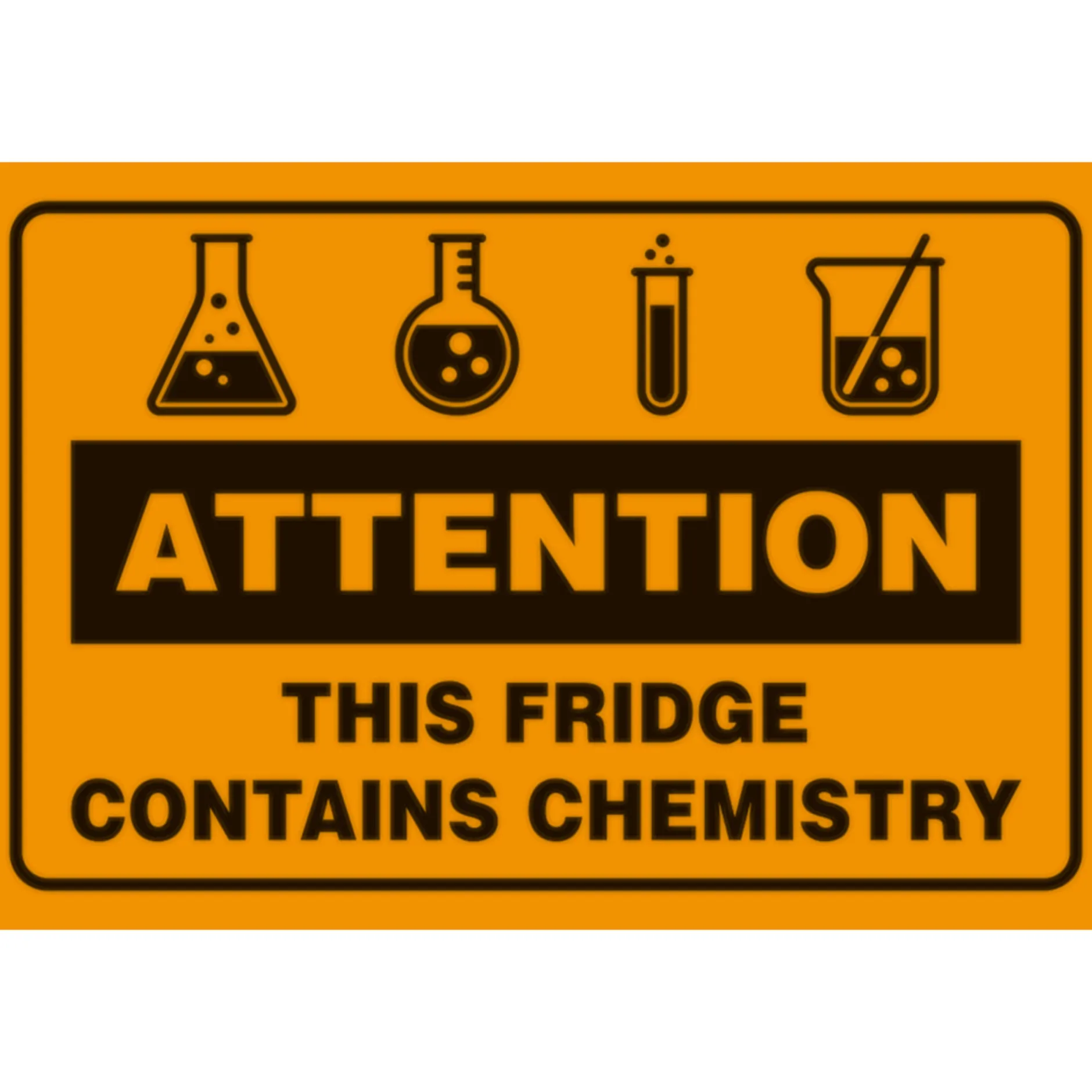 getDigital Küche^Chemiewarnungen Kühlschrankmagnete