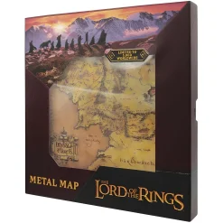 Fanattik Blechschilder^Der Herr der Ringe Mittelerde Metallkarte