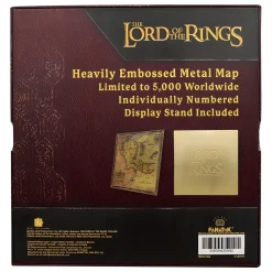 Fanattik Blechschilder^Der Herr der Ringe Mittelerde Metallkarte