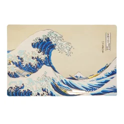 Distrineo Küche^Die Große Welle vor Kanagawa Satz von 4 Tischsets