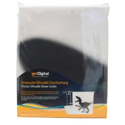 getDigital Badezimmer^Dinosaurier-Silhouette Duschvorhang