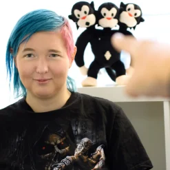 getDigital Spielzeug|Kuscheltiere^Dreiköpfiger Affe Plüsch