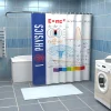 getDigital Badezimmer^Duschvorhang Physik