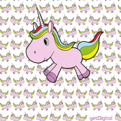 getDigital Badezimmer^Einhorn Duschvorhang