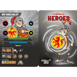 FusionPlay Kartenspiele^Heroes - NFC-Kartenspiel für Smartphones