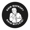 getDigital Aufkleber^Geek Aufkleber Kein Backup - Kein Mitleid