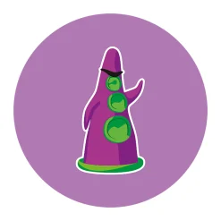 getDigital Aufkleber^Geek Aufkleber Purpur Tentakel