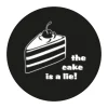 getDigital Aufkleber^Geek Aufkleber The Cake is a Lie