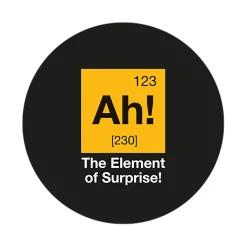 getDigital Aufkleber^Geek Aufkleber The Element of Surprise