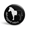getDigital Accessoires^Geek Button Defragged Zebra