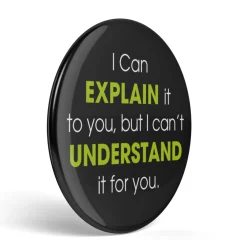 getDigital Accessoires^Geek Button Explain vs Understand