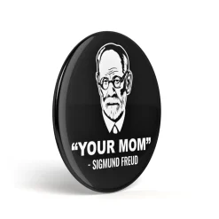 getDigital Accessoires^Geek Button Freuds Deine Mutter