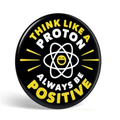 getDigital Accessoires^Geek Button Think Like a Proton