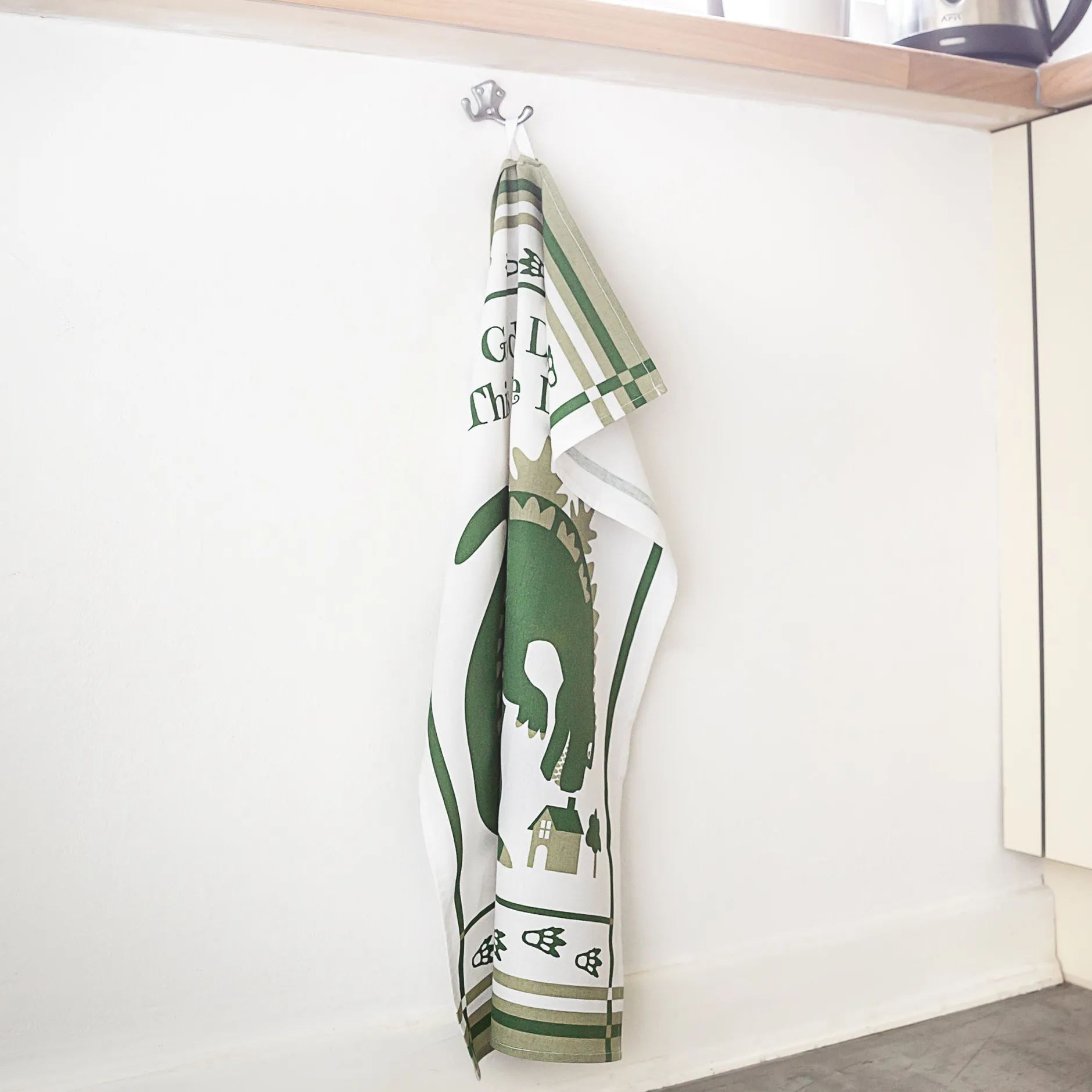 getDigital Küche^Geschirrhandtuch "May Godzilla destroy this home last"