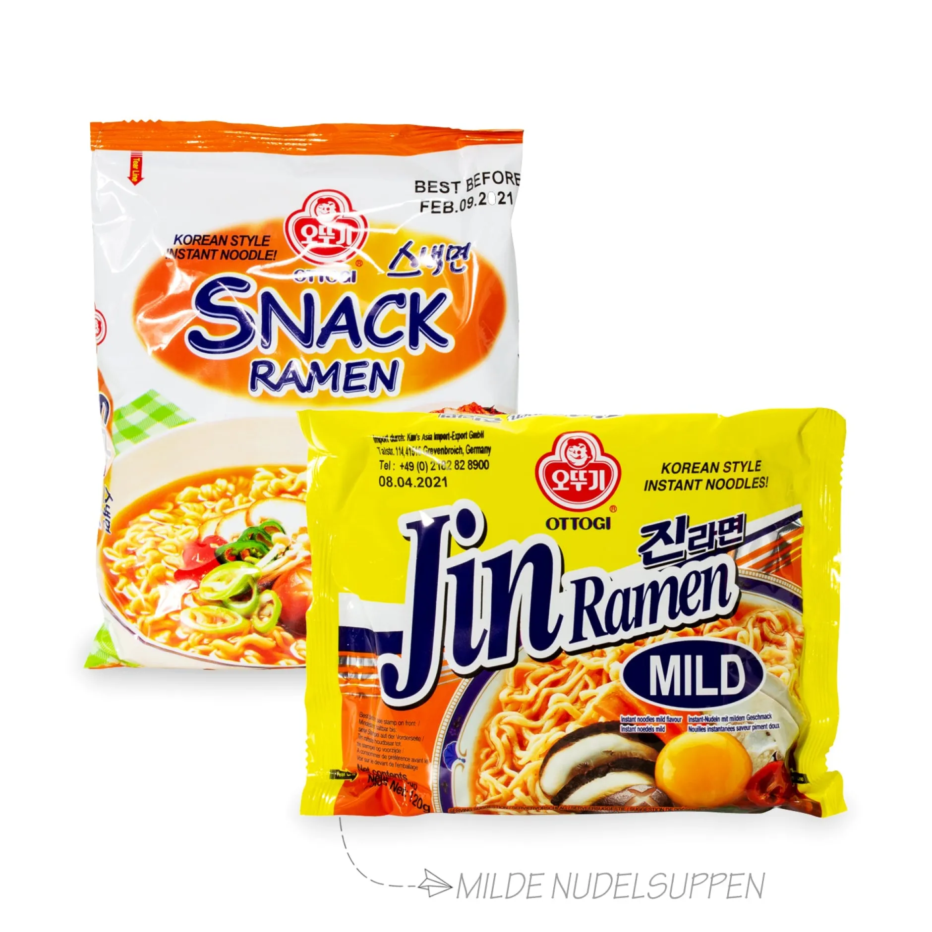 Dalgona Lebensmittel^Guksu - Deine koreanische Nudelbox 8er Pack