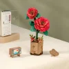 Robo TIme Holzbausätze^Holzbausatz Rote Kamelie
