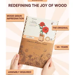 Robo TIme Holzbausätze^Holzbausatz Rote Kamelie