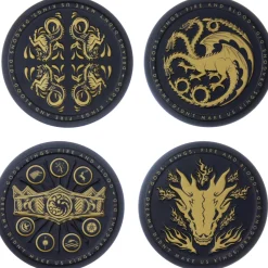 Paladone Küche^House of Dragon Metall Untersetzer Set