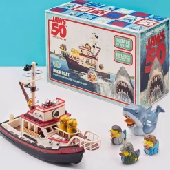 Numskull Badezimmer|Spielzeug^Jaws TUBBZ Orca Schiff und Mini-Badeenten Sammler-Set