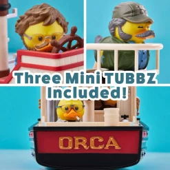 Numskull Badezimmer|Spielzeug^Jaws TUBBZ Orca Schiff und Mini-Badeenten Sammler-Set