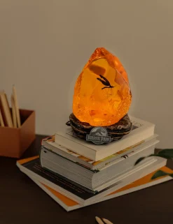 Jurassic Park Licht^Lampe: Bernstein mit Mosquito