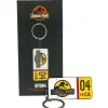 HMB Accessoires^Jurassic Park Nummernschild Schlüsselanhänger
