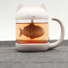 Winkee Küche^Katzen-Teetasse mit Teesieb