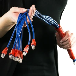 getDigital Scherzartikel^LART Netzwerkpeitsche CAT5 o Nine Tails