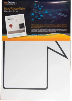 getDigital Wandaufkleber|Aufkleber^Maps Wandaufkleber