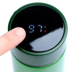 Puckator Küche|Draußen^Minecraft Creeper Trinkflasche mit Digital Thermometer