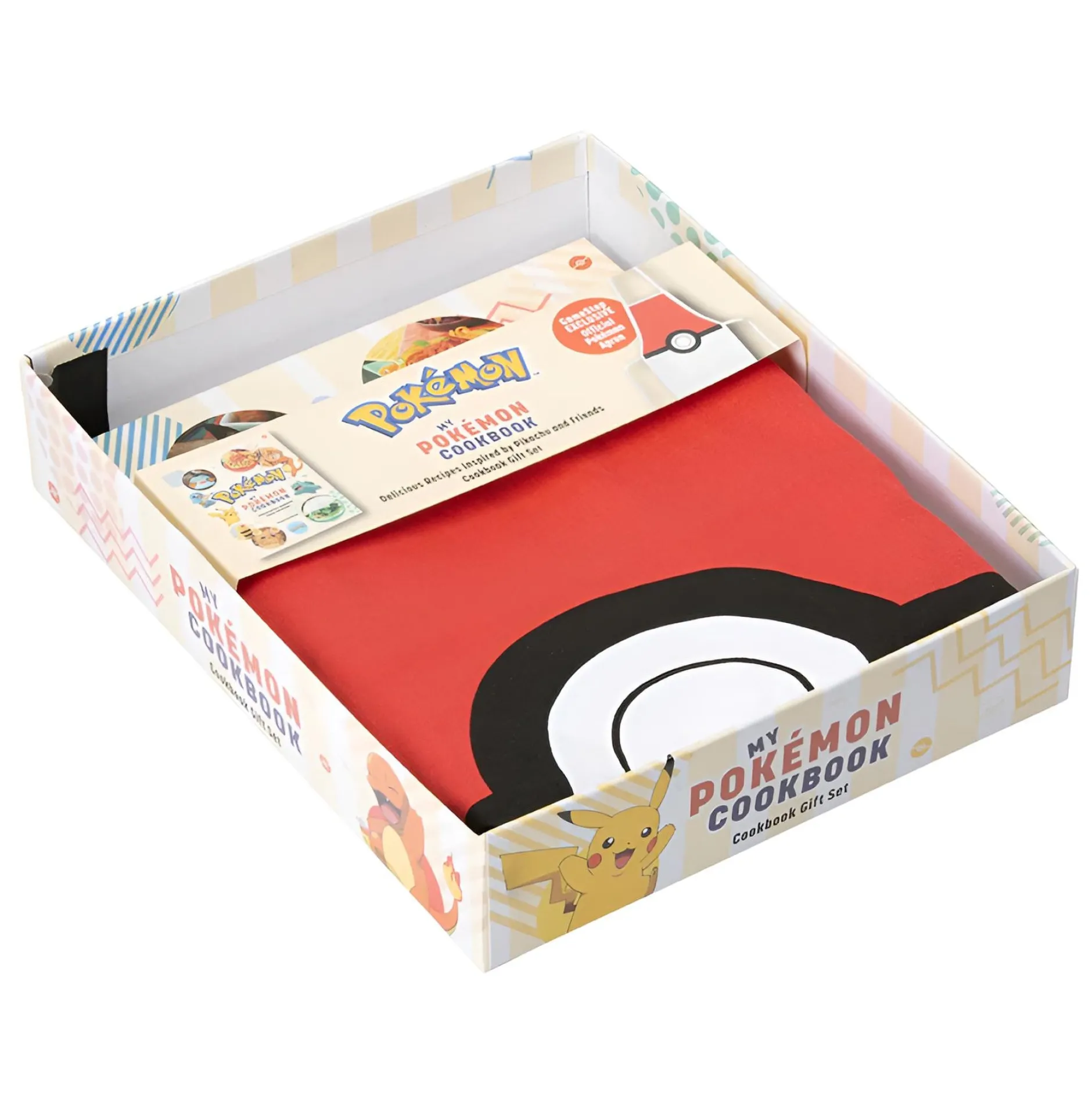 Pekomon Küche|Bücher^My Pokémon Cookbook – Hard Cover Ausgabe als Geschenkset mit Schürze