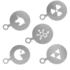 getDigital Küche^Nerdiges Cappuccino Schablonen-Set