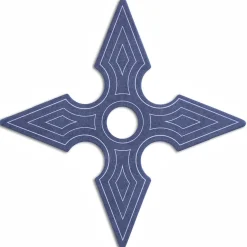 Gift Republic Küche^Ninja Wurfstern Untersetzer Shuriken