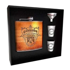 GB Eye Küche^Peaky Blinders Flachmann mit Schnapsgläsern