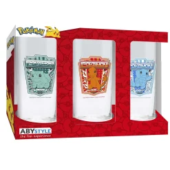 AbyStyle Küche^Pokémon Gläser-Set Starter-Trio