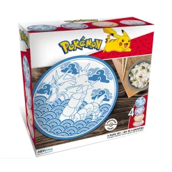 Pokemon Küche^Pokémon Teller-Set – 4 Kanto Ikonen im Japanischen Stil