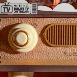 Robotime Licht|Holzbausätze^Retro-Fernseher Spieluhr Holzbausatz