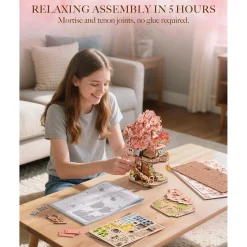 Robotime Holzbausätze^Sakura Baumhaus Holzbausatz