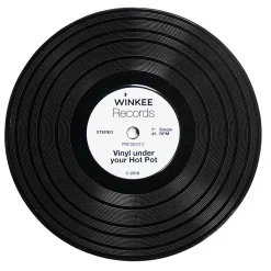 Winkee Küche^Schallplatten Topfuntersetzer