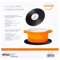 Winkee Küche^Schallplatten Topfuntersetzer