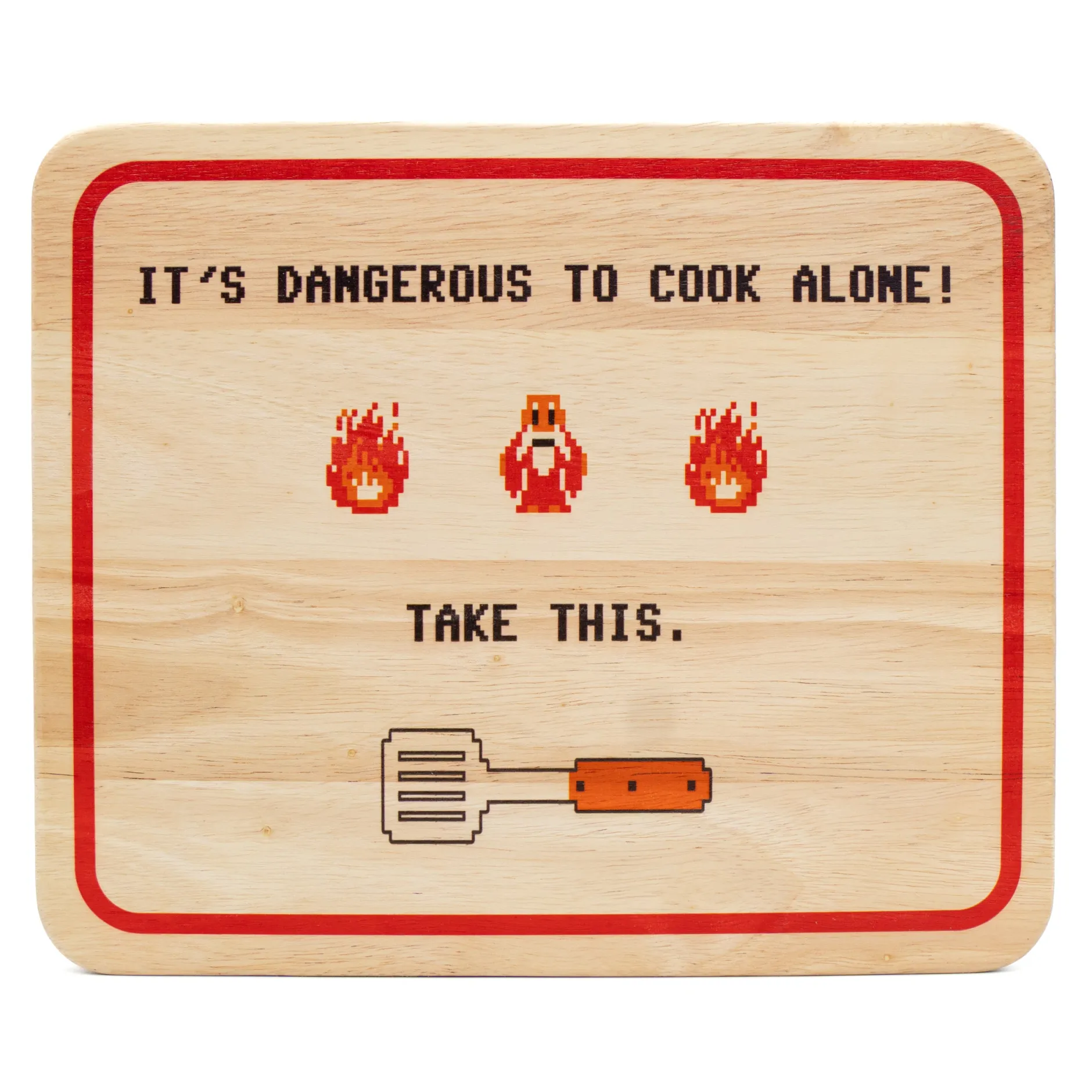 getDigital Küche^Schneidebrett Dangerous to cook alone