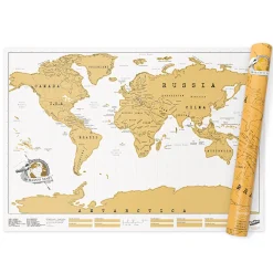 Luckies of London Poster^Scratch Map Rubbel-Landkarte