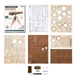 Robotime Holzbausätze^Seefahrer-Teleskop Holzbausatz