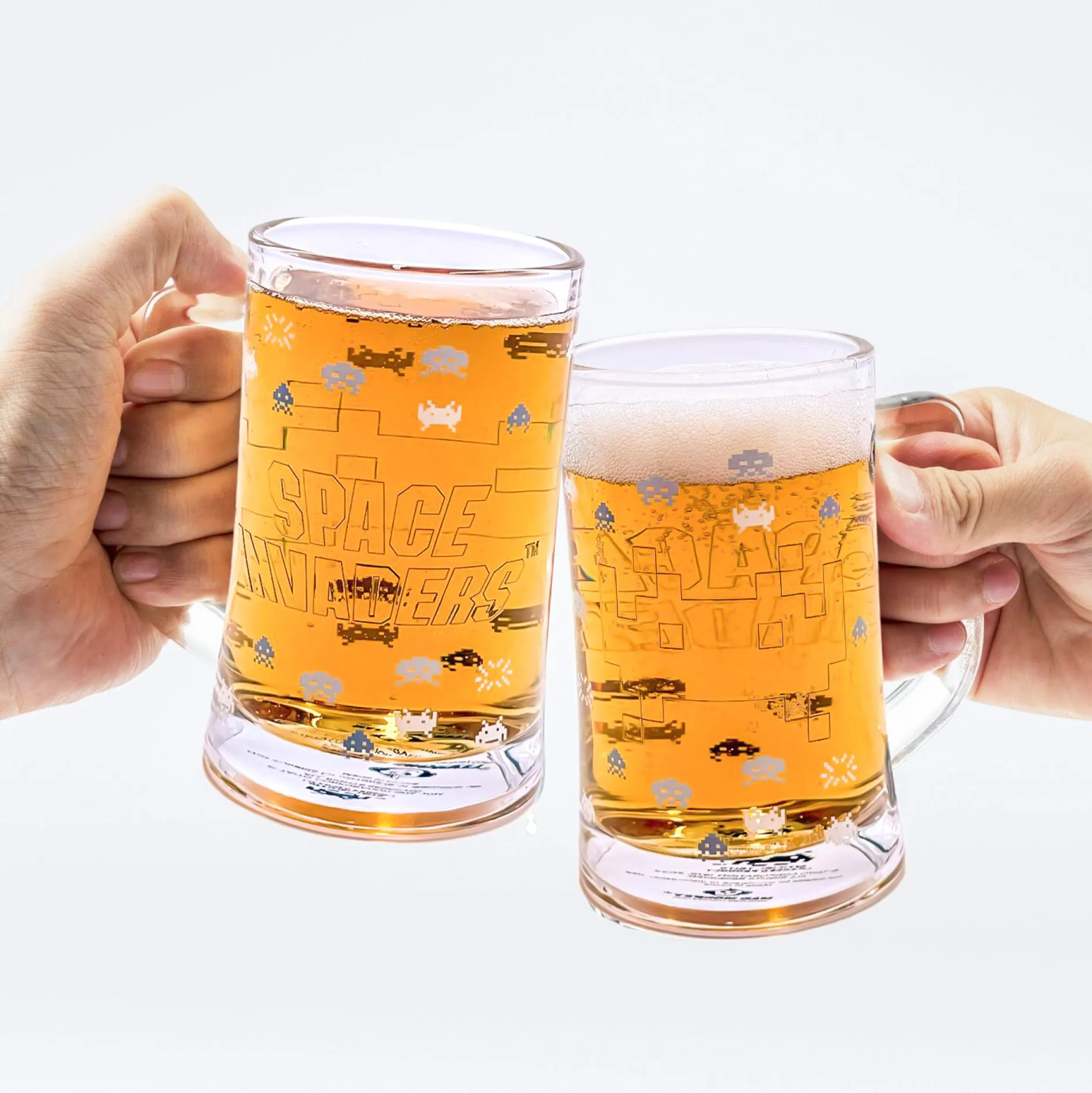 Mad Monkey Küche^Space Invaders Bierglas